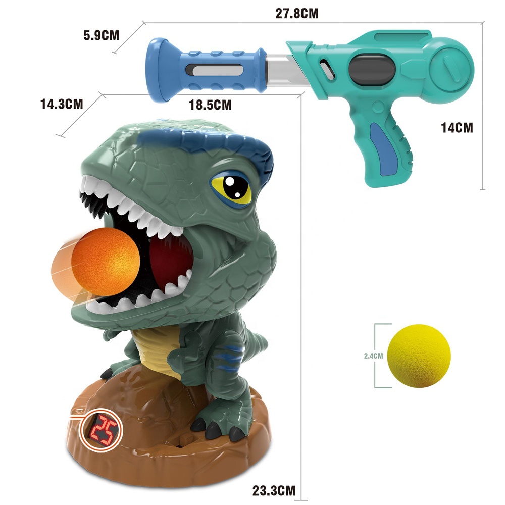 thumbnail image 2 of Soft Foam Ball Shooters - Toys With 12 EVA Soft Foam Balls Duck Lions Shaped Shooting Targets 2 of 14