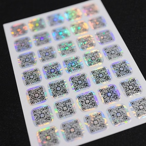 OEM/ODM in ấn giả mạo không hợp lệ sticker hình chữ nhật tùy chỉnh <span class=keywords><strong>Holographic</strong></span> an ninh Sticker photopolymer chống giả nhãn - Product Image 3