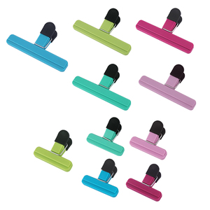 Vanjia — matériel de scellage pour emballage d'aliments, Clip de scellage en plastique coloré, Extra-Large, Clip de conservation pour les collations, sac d'épicerie, Clip scellé - Product Image 1