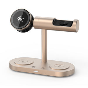 Nuevo Cargador Inalámbrico Rápido 25W 2026 con Luz LED y Ventilador de Refrigeración 5 en 1 Qi2.2 para <span class=keywords><strong>iPhone</strong></span>, Samsung y Relojes - Product Image 1