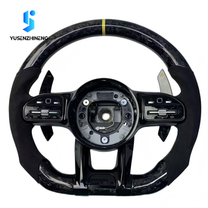 พวงมาลัยกีฬาคาร์บอนไฟเบอร์ฟอร์จ สำหรับ AMG W205 W206 W207 W212 W213 W167 W222 GLE CLS X253 X254 C253 - Product Image 1