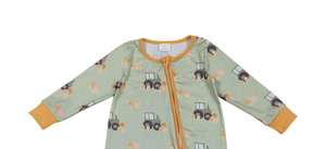 เสื้อสวมหัวมีซิปแขนยาวลายฟักทองสำหรับเด็กผู้ชายชุดหมีแบบถักสไตล์บูติก - Product Image 5