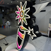 Logo personnalisé Boîte à lumière publicitaire Magasin Lampes décoratives Boîte à lumière en acrylique