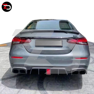 Prix d'usine – Kit carrosserie style BS en fibre de carbone : lèvre avant, diffuseur arrière, spoiler et jupes latérales pour Mercedes <span class=keywords><strong>Classe</strong></span> <span class=keywords><strong>E</strong></span> W213 - Product Image 2