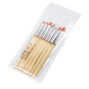 7Pcs/Set Nylon Hair UV Gel Acrylic Nail Art Builder <b>Brush</b> Pen Drawing Pens For Nail Design Nail Supplies For Professionals - Product Image 6