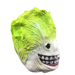 Mascarilla de cabeza de zombi para halloween, máscaras con pelo rojo de la muerte aterrador, payaso malvado, máscaras con sangre, máscara de látex de espalda al espíritu de terror fantasma - Product Image 3