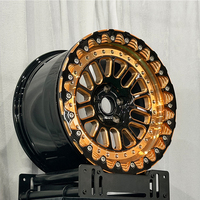 Jantes forgées personnalisées Beadlock 15X10 6x139.7 6x135 Silverado 1500 Racing Wheel pour Toyota Tacoma 4Runner F-150 Ram 1500