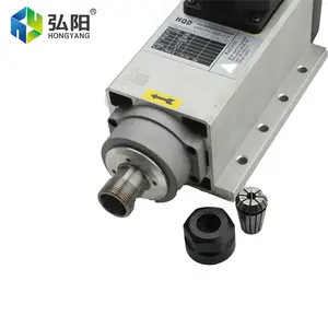 3.5kw 4.5kw 6kw 7.5kw Air Cooling Spindle ER25/Engraving Machine Spindle Moter With Flange