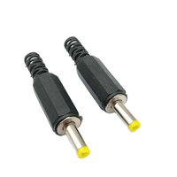 Enchufe de alimentación de CC Dc002 Dc005 3,5*1,3 4,0*1,7 5,5*2,1X2,5mm Adaptador de conector macho hembra Material de contacto de latón ABS