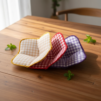 Bol à micro-ondes en polyester confortable et sûr Huggers polyvalents et tapis de protection pour chauffe-aliments pour servir des aliments chauds