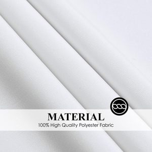 Nappe ronde en polyester de 120 pouces, blanche, personnalisée, pour les fêtes, les mariages, les événements - Product Image 4