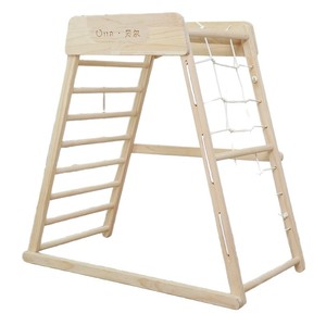 Solid Wood Climbing <b>Frame</b> For Children Indoor Slide <b>Swing</b> Combination Play Structure 4-6 Years Old Unisex Home Use - Product Image 5