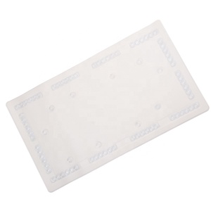 Tapis de douche/baignoire moderne antidérapant, antimicrobien, résistant aux taches, en mousse souple, fin, à changement de couleur, avec ventouses, nouveauté pour salle de bain - Product Image 3