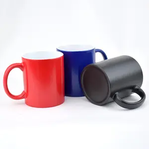 Temperature Sensitive Heat Transfer Printing Water Cups Factory Direct Sublimation Blanks Ceramic Color Changing Mugs