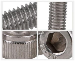 M6 M8 M10 M12 304 thép không gỉ đảo ngược chủ đề trái răng Allen vít bu lông hình lục giác ổ cắm nắp đầu vít trái chủ đề số liệu - Product Image 5