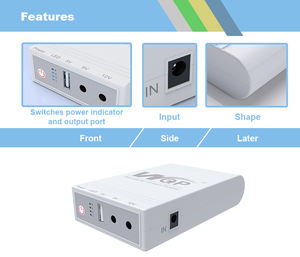 WGP mini ups sortie multiple dc usb 5v dc 9v 12v charge rapide mini ups pour wifi router12v - Product Image 2