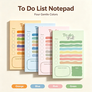 Bloc-notes de liste de tâches SK, blocs-notes colorés, logo personnalisé, approvisionnement en gros - Product Image 3