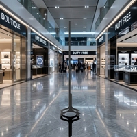 Écran publicitaire LED mobile d'intérieur P1.25 1mx2m de qualité supérieure avec roues verrouillables pour événements de lancement de marque