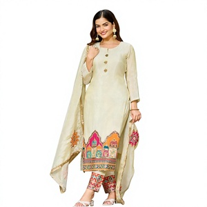 Nouvelle Robe de Mariage Formelle pour Femme en Coton Pur Shimar avec Broderie Faite Main - Coupe Ample Séchage Rapide - Product Image 1