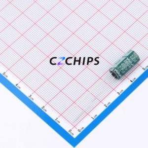 Condensador Electrolítico de Aluminio de Montaje Pasante CT2R2KO816BT, D8xL16mm 2.2uF 10% 400V 90mA-100kHz - Product Image 1