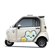 Tricycle électrique entièrement fermé, mignon et pratique, pour personnes âgées et trajets familiaux