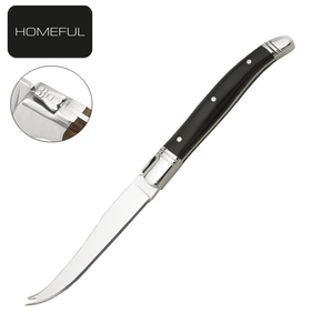 Set de 3 couteaux de chef Laguiole avec <span class=keywords><strong>lame</strong></span> en acier inoxydable et manche en ABS <span class=keywords><strong>pour</strong></span> la <span class=keywords><strong>cuisine</strong></span> - Product Image 4