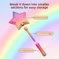 Support de Carte de Paiement Sans Contact Magique Starlight en PLA Imprimé en 3D, Style Baguette Minimaliste Moderne