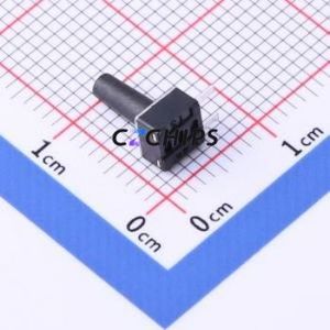 TSC018A09026A Tactile Switch Through hole Component (THT) Switch Single Pole Single Throw Round Button 50gf Right Angle Insert - Product Image 2