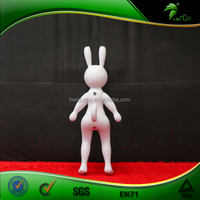 Jouet gonflable en PVC Hongyi, poupée lapin gonflable SPH, grand jouet gonflable animal de dessin animé
