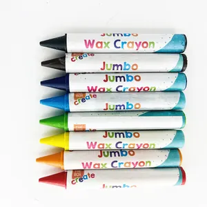 豪华优质流行儿童使用彩色柔性铅笔蜡笔散装