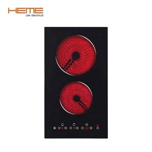 Gran oferta de electrodomésticos, estufa eléctrica con Sensor de Control táctil, placa de cocción infrarroja integrada con placa de cerámica de 2 quemadores - Product Image 1