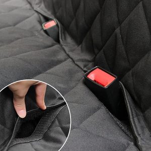 Protector de Asiento Impermeable Plegable con Logotipo Personalizado, Cubierta de Asiento de Coche para Mascotas, Perros, Cubierta para Asiento Trasero de Coche - Product Image 4