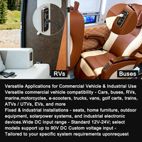 Chargeurs USB pour bus, chargeur rapide 3 ports intégré 12V 24V, prise de chargeur USB pour camping-car, bateau, bus