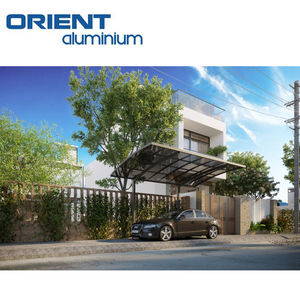 Abri d'auto extérieur en aluminium pour garage de voiture Abri d'auto pare-soleil en aluminium pour parc Abri d'auto élégant en aluminium pour la maison et le bricolage de haute qualité - Product Image 3