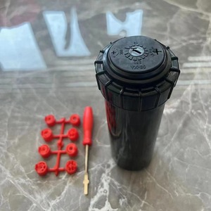 Tête d'arrosage rétractable rotative à 360 degrés, irrigation de 4 à 6 minutes pour les jardins, les terrains de sport, les pelouses, les ponts et autres structures - Product Image 1