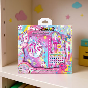Diario secreto con cerradura de combinación, 200 páginas, diseño de unicornio para niños mayores de 5 años - Product Image 3