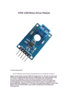 Módulo de control de velocidad del motor TC118S, código PWM para microcontrolador /ESP32/STM32