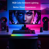 Lampe d'ambiance montée sur voiture Lampe d'ambiance multi-scène Utilisation de la lumière d'ambiance irisée LED Bande lumineuse multimode Contrôle APP