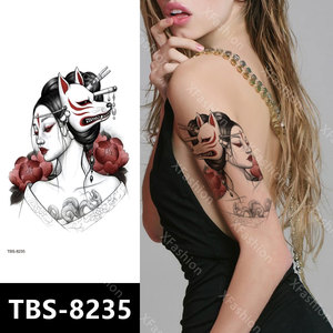 Sexy Dành Cho Người Lớn Nửa Cánh Tay Tay Cơ Thể Hình Xăm Sticker Da Intim Tùy Chỉnh Hình Xăm Tạm Thời Sticker - Product Image 2