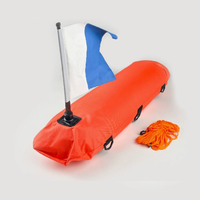 Bouée de sécurité pour la pêche sous-marine, haute visibilité, étanche, en PVC, marqueur d'avertissement gonflable, écologique, équipement de plongée pour le contrôle des gros poissons