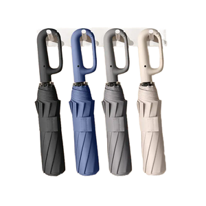 Custom Logo Large Automatic UV-Printed Golf Umbrella for Adults Modern Folding Design Password Lock Ring Buckle for Business