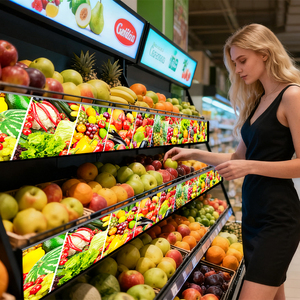 16.4 19 23.1 29 35 37 inch LCD kệ màn hình quảng cáo Android căng kéo dài thanh Loại hiển thị cho siêu thị cửa hàng bán lẻ - Product Image 1