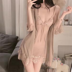Sous-vêtements amusants Pure Dentelle Sexy Maille Pyjamas Babydoll Shaper Type Séduisante Chemise De Nuit Jarretelles Guerre Outfit Direct Factory Outlets - Product Image 4
