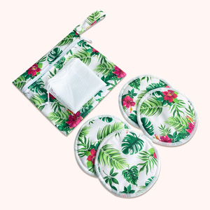 Productos al por mayor de China Almohadilla de leche materna lavable ecológica y almohadilla de sujetador de mama Almohadillas de mama reutilizables <span class=keywords><strong>para</strong></span> mamá - Product Image 5