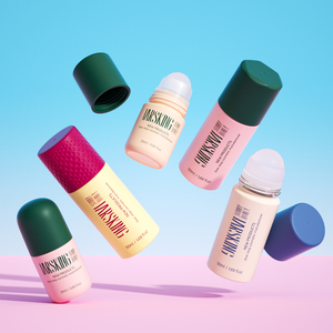 Biểu Tượng Tùy Chỉnh Vòng Matte Gel Khử Mùi Container Bao Bì 30Ml 50Ml Sang Trọng Thủy Tinh Rỗng Mỹ Phẩm Roll-On Chai Với Vít Cap - Product Image 1