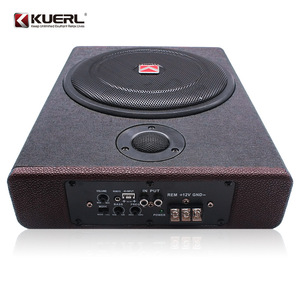 Subwoofer de voiture Kuerl 10 pouces 600W, design fin pour installation sous le siège passager - Product Image 5