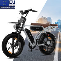 Vélo électrique M9 20x4.0 Fat Tire Scrambler 250W 48V 35Ah certifié CE, double batterie, autonomie de 130 km, freins à disque hydrauliques