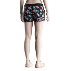 Shorts de Playa para Mujer, Corte Acampanado, Ajuste Seguro, Estampado Floral Personalizado para Actividades de Verano - Product Image 6