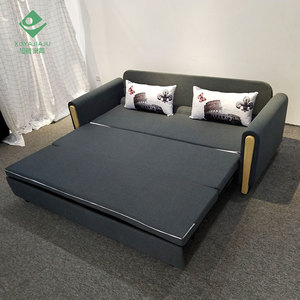 Moderna sedia pieghevole in legno dormiente divano letto a tre posti soggiorno <span class=keywords><strong>Divan</strong></span> multifunzione - Product Image 1