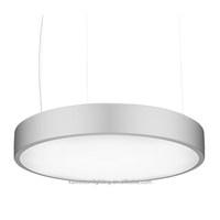 Panneau rond suspendu à led de taille Jumbo de 48 pouces, haute luminosité, éclairage d'intérieur, cercle décoratif, lumières linéaires à led